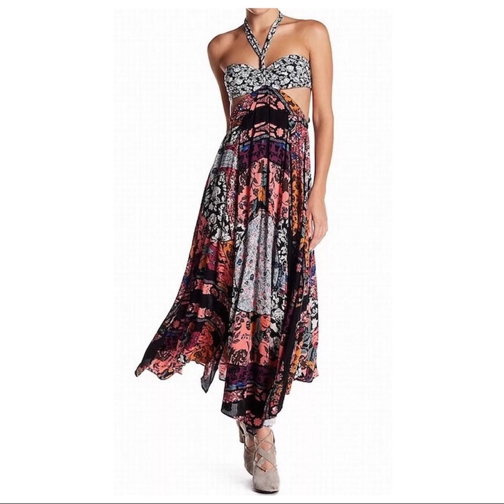 Free People Multicolor Maxi Dress